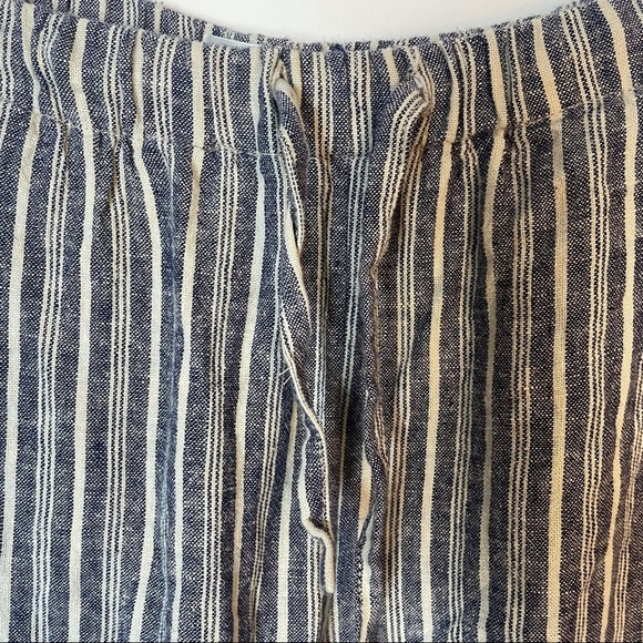 Urban Outfitters Linen Blend Striped Pants Size Medium - Picture 4 of 11